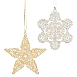 The Met Store 2024 Star and Snowflake Ornament Set* Ornaments