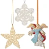 The Met Store 2024 Star, Snowflake, and Angel Tree Ornament Set* Ornaments