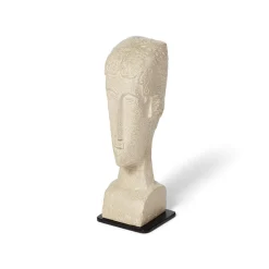 The Met Store Amedeo Modigliani: Medium Stone Tête Sculpture* Sculpture
