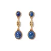 The Met Store Ancient Gems Triple-Drop Lapis Earrings* Earrings