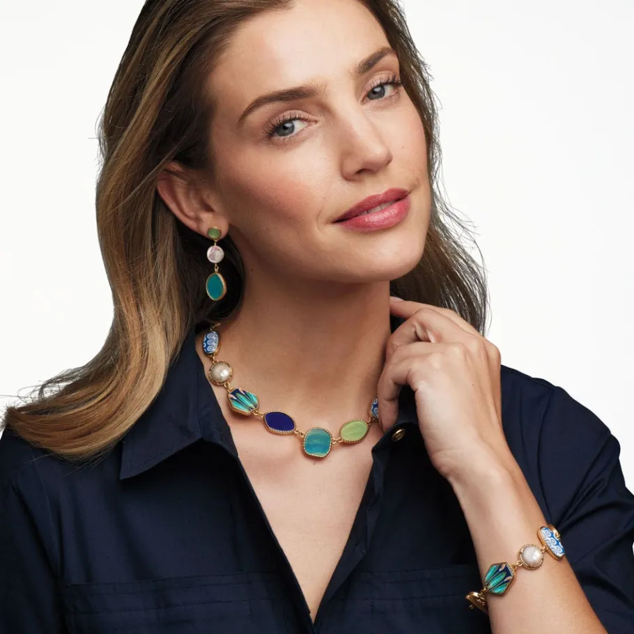 The Met Store Ancient Mixed Motifs Glass Statement Necklace* Necklaces