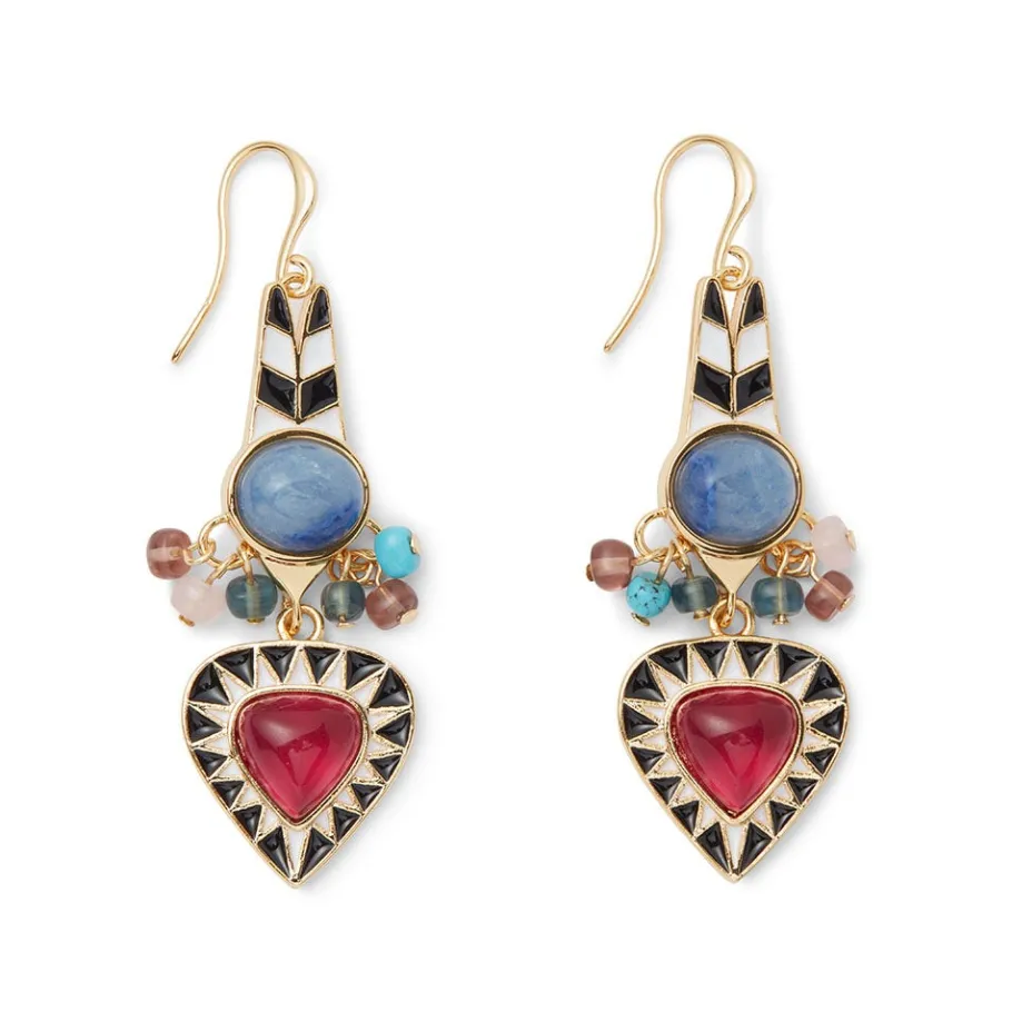 The Met Store Atef Crown Statement Drop Earrings* Earrings