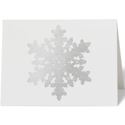 The Met Store Bentley: Snow Crystal Fine Holiday Cards with Lined Envelopes and Foil Seals* Holiday Cards