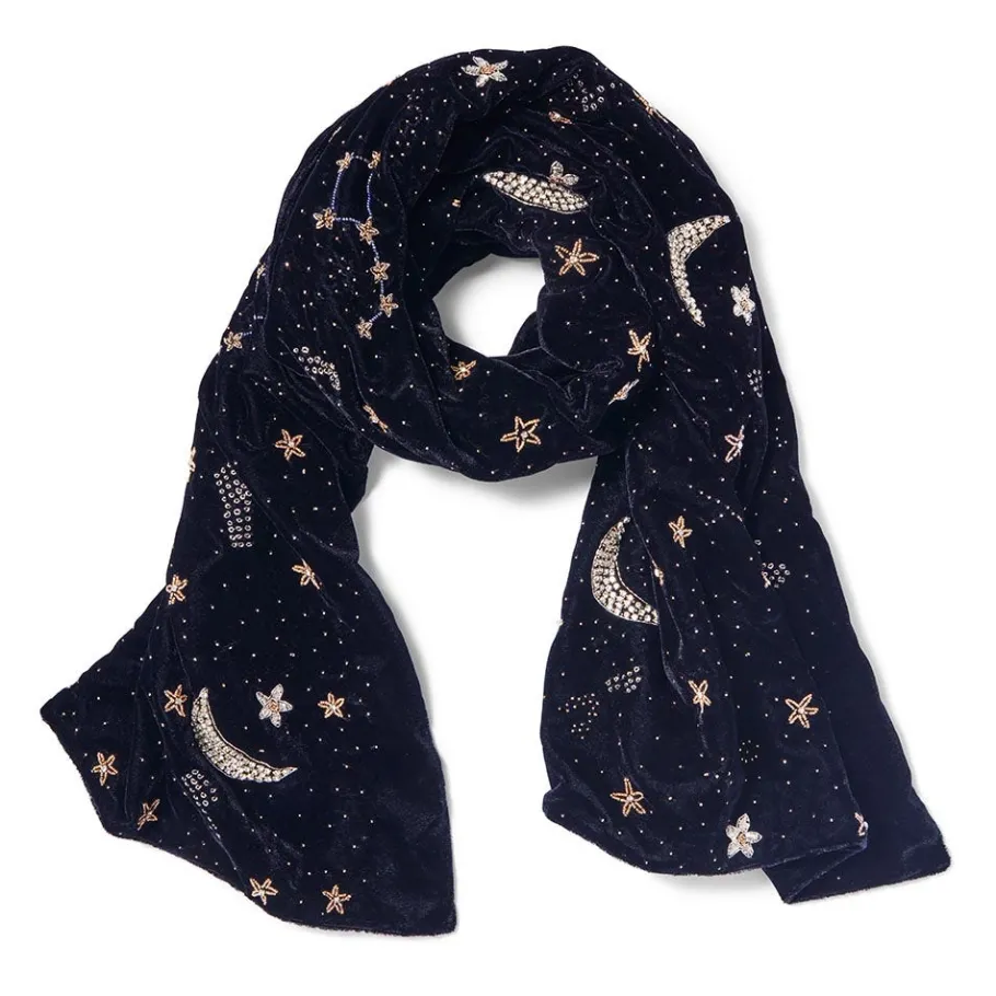 The Met Store Celestial Beaded Scarf* Scarves & Wraps