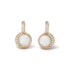 The Met Store Celestial Symbols Carved Mother-of-Pearl Coin Hoop Earrings* Earrings