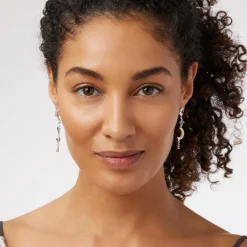 The Met Store Celestial Symbols Linear Drop Earrings* Earrings