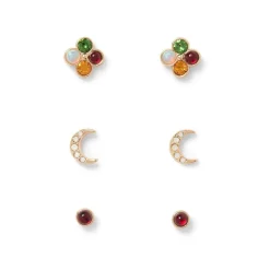 The Met Store Celestial Symbols Stellar Stud Earrings Set* Earrings