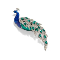 The Met Store Chelsea Peacock Brooch* Pins & Brooches