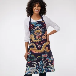 The Met Store Chinese Dragon Rank Badge Apron* Tableware
