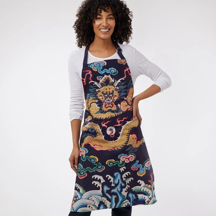 The Met Store Chinese Dragon Rank Badge Apron* Tableware