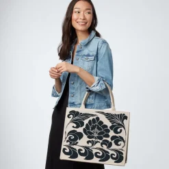 The Met Store Chinese Peony Oversize Structured Tote* Bags
