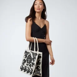 The Met Store Chinese Peony Oversize Structured Tote* Bags