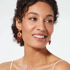 The Met Store Classical Carnelian Chandelier Earrings* Earrings