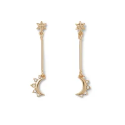 The Met Store Crescent Moon Drop Earrings* Earrings