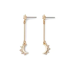 The Met Store Crescent Moon Drop Earrings* Earrings