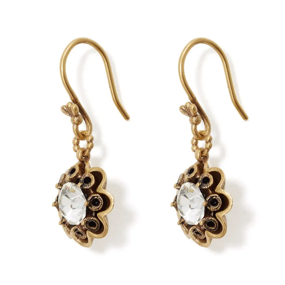The Met Store Crystal Rosette Drop Earrings* Earrings