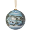 The Met Store Currier & Ives Central Park in Winter Hand-Painted Glass Ornament* Ornaments
