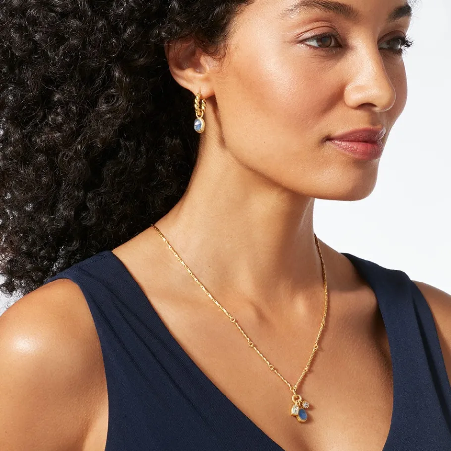 The Met Store Cypriot Twist Hoop Earrings with Removable Charms* Earrings