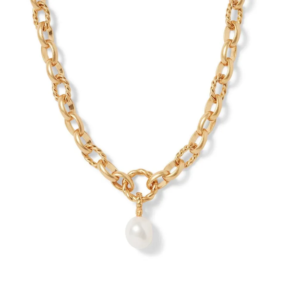 The Met Store Cypriot Twist Pearl Chain Pendant Necklace* Necklaces