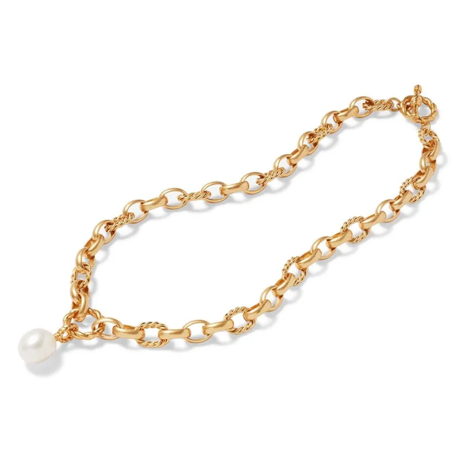 The Met Store Cypriot Twist Pearl Chain Pendant Necklace* Necklaces