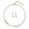 The Met Store Cypriot Twist Pearl Necklace and Drop Earrings Set* Jewelry Sets