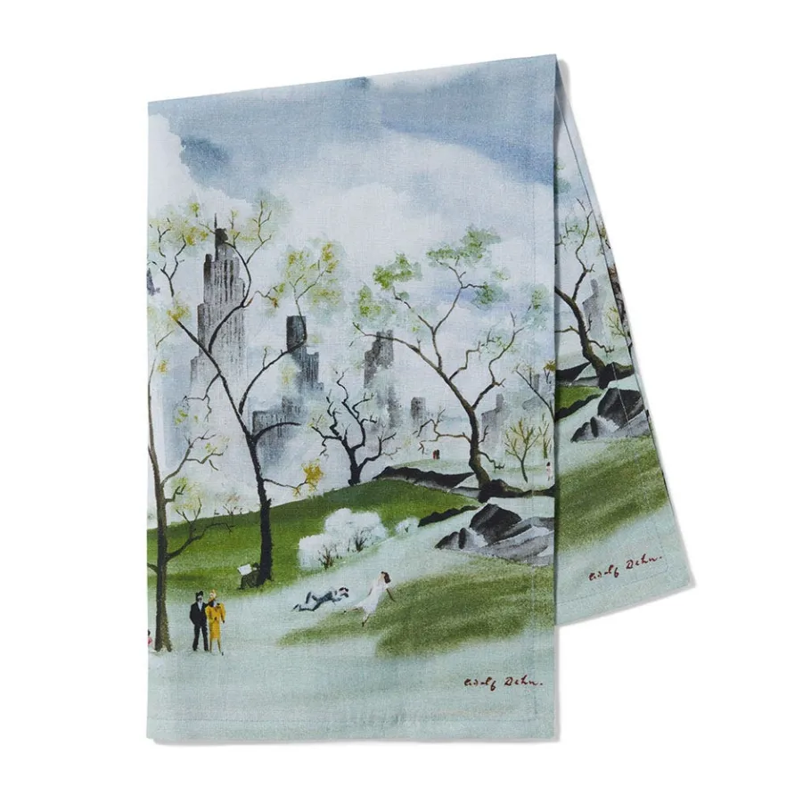 The Met Store Dehn Spring in Central Park Tea Towel* Decorative Accents