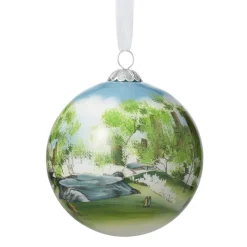 The Met Store Dehn Spring in Central Park Hand-Painted Glass Ornament* Ornaments