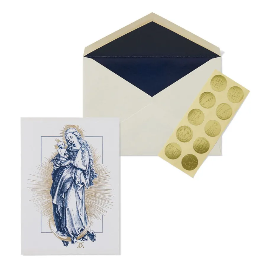 The Met Store Dürer: Virgin on the Crescent Fine Holiday Cards with Lined Envelopes and Foil Seals* Holiday Cards