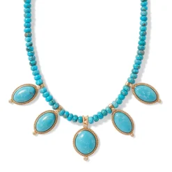 The Met Store Egyptian Hathor Turquoise Multi-Drop Necklace* Necklaces