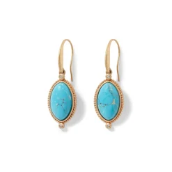 The Met Store Egyptian Hathor Turquoise Drop Earrings* Earrings