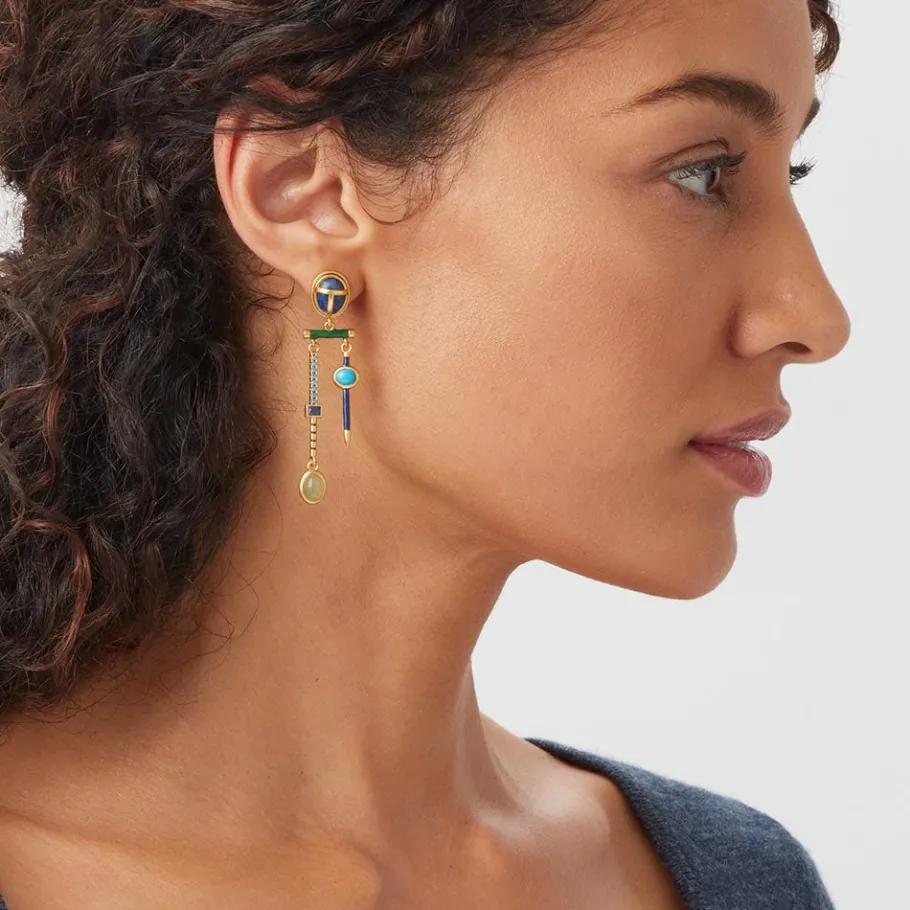 The Met Store Egyptian Heart Scarab Chandelier Earrings* Earrings