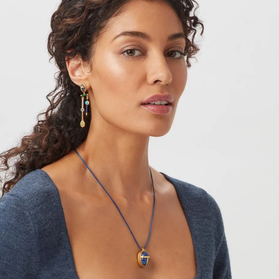 The Met Store Egyptian Heart Scarab Chandelier Earrings* Earrings