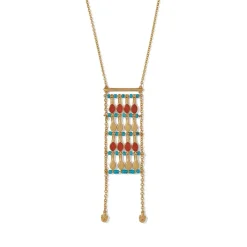 The Met Store Egyptian Nefer Amulet Ladder Pendant Necklace* Necklaces