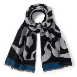 The Met Store Egyptian Swirled Glass Unisex Oblong Jacquard Scarf* Scarves & Wraps