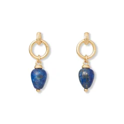 The Met Store Etruscan Lapis Doorknocker Earrings* Earrings