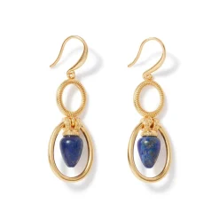 The Met Store Etruscan Lapis Double-Drop Earrings* Earrings