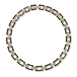 The Met Store European Buckle Enamel Collar Necklace and Drop Earrings Set* Jewelry Sets