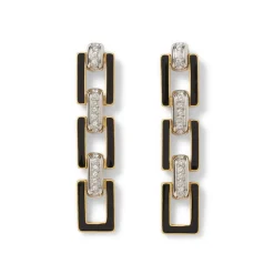The Met Store European Buckle Enamel Drop Earrings* Earrings