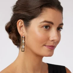 The Met Store European Buckle Enamel Drop Earrings* Earrings