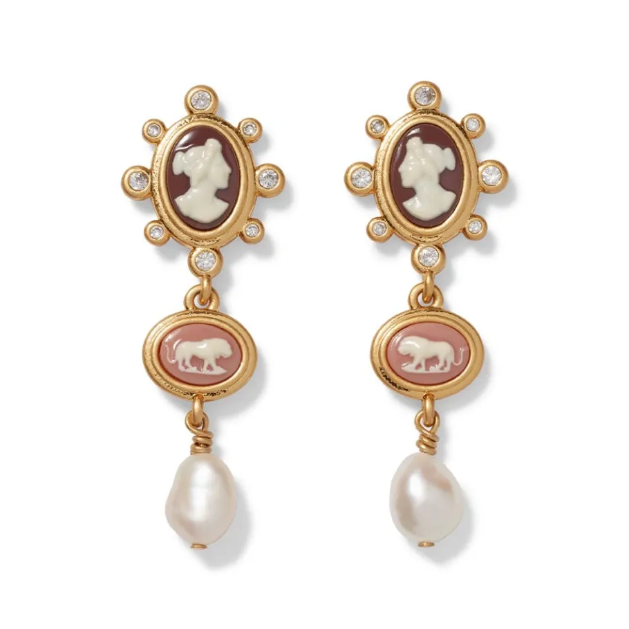 The Met Store European Cameo Drop Earrings* Earrings