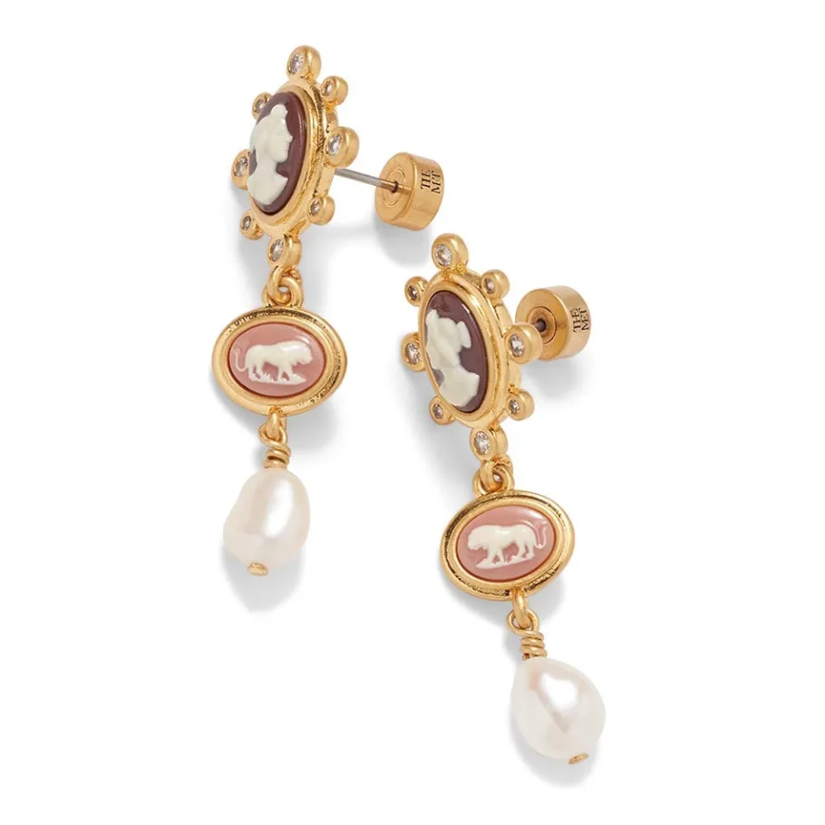 The Met Store European Cameo Drop Earrings* Earrings