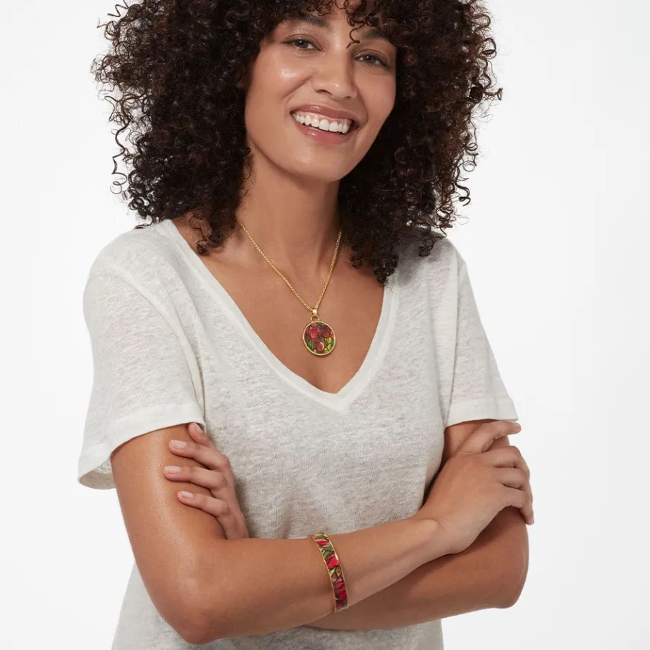 The Met Store Favrile Tulip Enamel Bangle* Bracelets