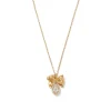 The Met Store French Wreath Bow Pendant Necklace* Necklaces