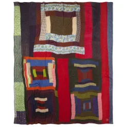 The Met Store Gee's Bend Pettway Quilt Design Oblong Silk Scarf* Scarves & Wraps