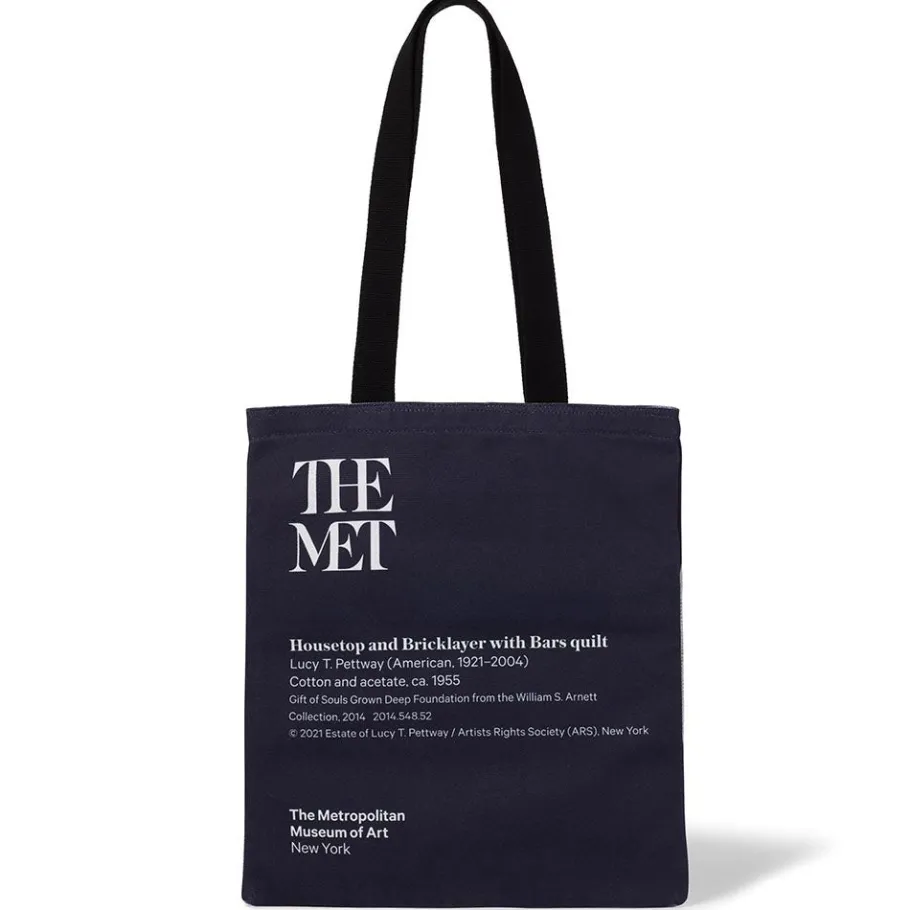 The Met Store Gee's Bend Pettway Quilt Design Tote* Bags