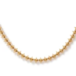 The Met Store Golden Disc Necklace* Necklaces
