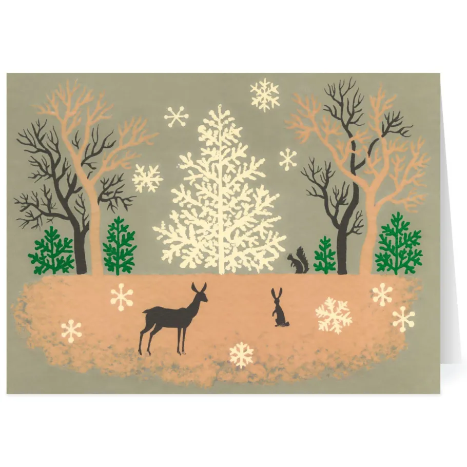 The Met Store Gordon: Deer and Rabbit Holiday Cards* Holiday Cards