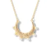 The Met Store Hammered Crescent Pearl Pendant Necklace* Necklaces
