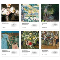 The Met Store Impressionism Gardens Plexiglass Calendar Refill 2025* Calendars