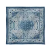The Met Store Iranian Vase Carpet Blue Cotton-and-Silk Pocket Square* Small Accessories